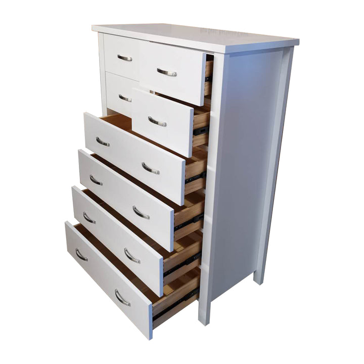 Carin 8 Drawer Tallboy - BEDS4U