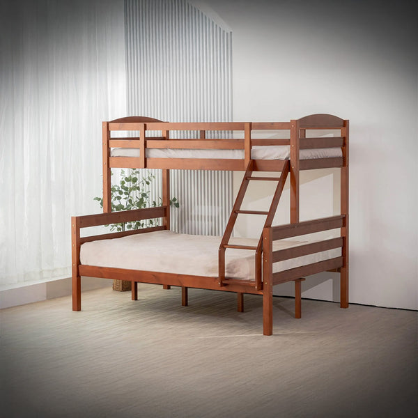 Brown double bunk bed Beds4U