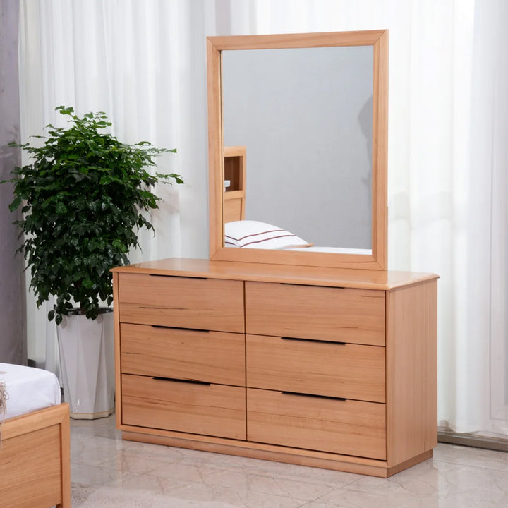 Cresta Dresser with Mirror - BEDS4U