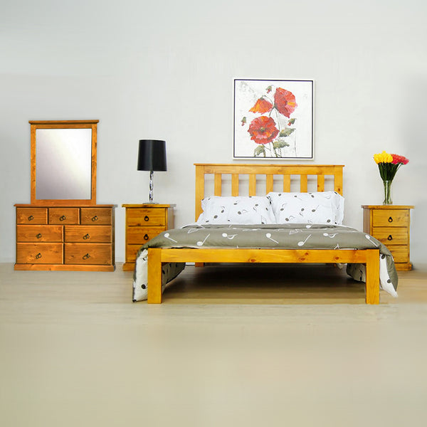 Jessica 4pc Queen Bedroom Suite - BEDS4U