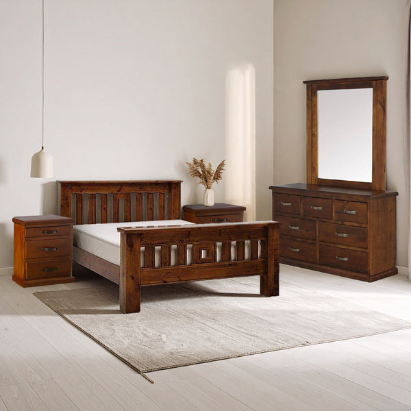 Foxton 4pc Queen Bedroom Suite - BEDS4U