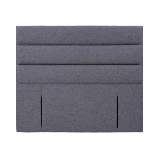Horizonal Line Queen Dark Grey Headboard