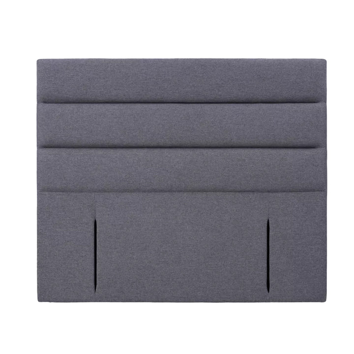 Horizonal Line Queen Dark Grey Headboard
