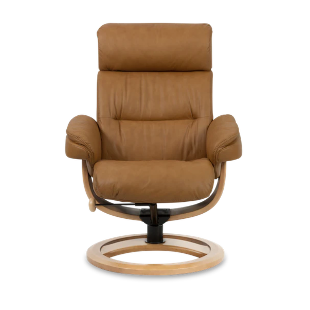 Nordic 91S Chair and Ottoman Ring Base